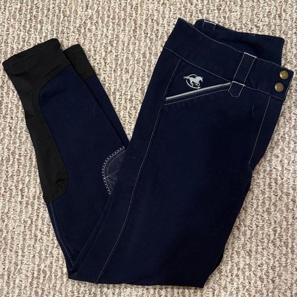 Navy Blue Riding Pants - Picture 1 of 2